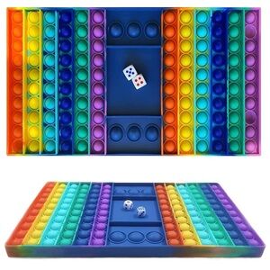 Colorful Silicone Pop It Fidget popping toys (2pack)